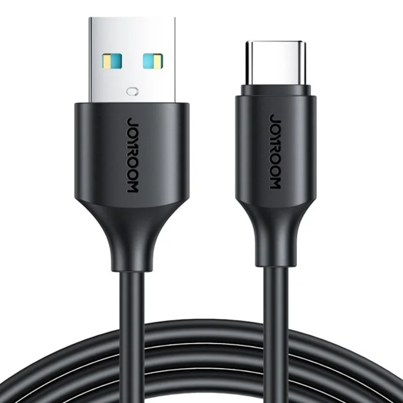 Joyroom Cable USB‑A a USB‑C 3 A 1 m, Negro - Ítem